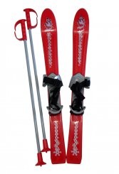 Dětské lyže Plastkon 70cm červené