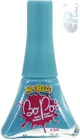 EP Line BO-PO Lak na nehty modrý slupovací 5,5ml s vůní Mr.Freez