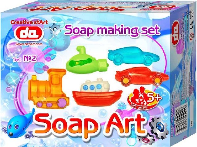 Výroba mýdel Dopravní prostředky kreativní dětská sada