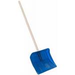 Dětská lopata hrablo na sníh délka 87cm modré plast/dřevo