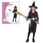 Kostým čarodějnice III vel. vel. M (120-130 cm) 5-9 let